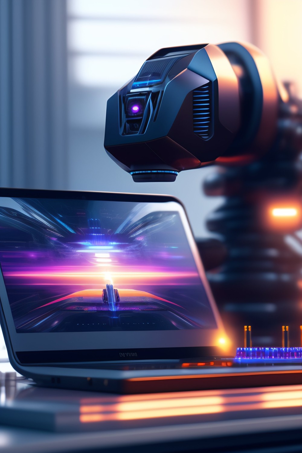 reef outcropping with a lot of orange fish swimming around it